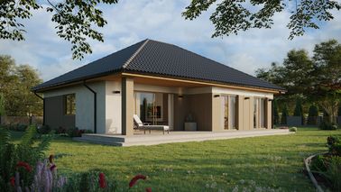 ERDOL 104 - Version Rechts (Wohnzimmer auf der rechten Seite) - HST Smart Slide - Styropor, Netz, Kleber - Winchester - Ohne