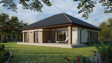 ERDOL 104 - Version Links (Wohnzimmer auf der linken Seite) - HST Smart Slide - Styropor, Netz, Kleber - Nusbaum - Ohne