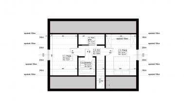 ERDOL 2 - Version Links (Wohnzimmer auf der linken Seite) - Dachgeschossausbau - Beispielvorschlag